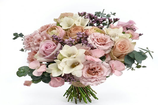 Blush & Cream Garden Bouquet flowers delivery Miami